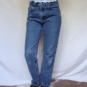 1990s Wrangler High Waist Straight Leg Denim Jeans